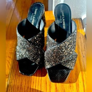 Saint Laurent Paris slides size 5.5